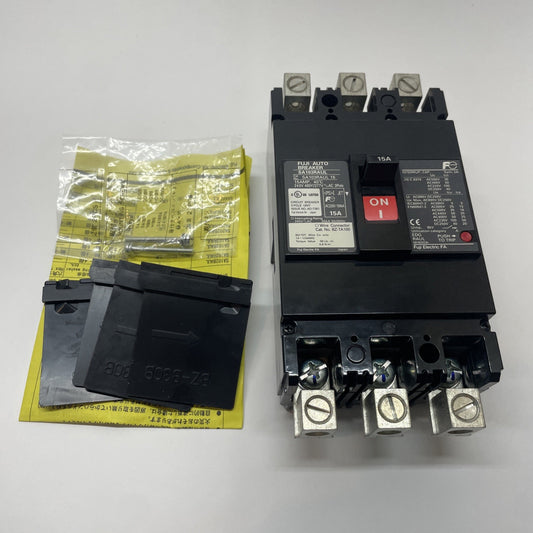 Fuji Electric SA103RAUL 15 3-Pole Molded Case Circuit Breaker 15A 240V