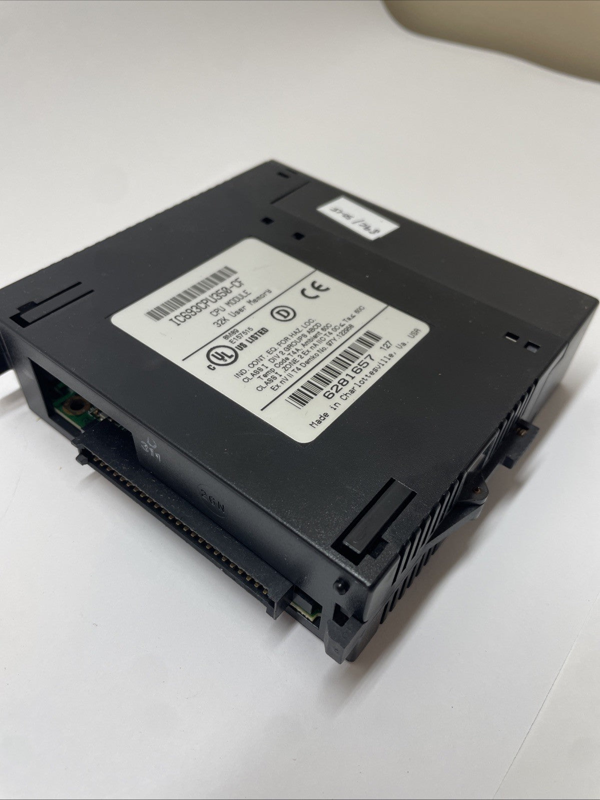 GE FANUC IC693CPU350‑CF Single‑Slot CPU Module - FOR PARTS