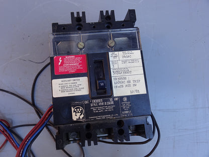 WESTINGHOUSE EB3050S / 3 POLE 50 AMP 240 VOLT CIRCUIT BREAKER STYLE 4991D35G08