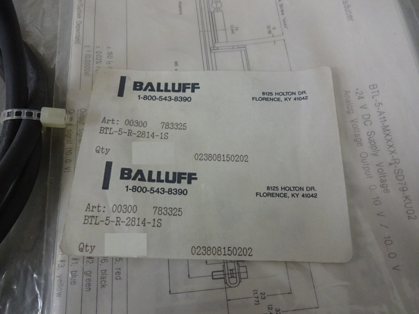 BALLUFF MICROPULSE BTL-5-A11-M0152-R-SD79-KU02 / BTL-5-R-2814-1S / NEW