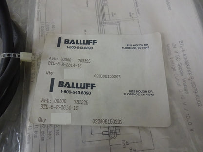 BALLUFF MICROPULSE BTL-5-A11-M0152-R-SD79-KU02 / BTL-5-R-2814-1S / NEW