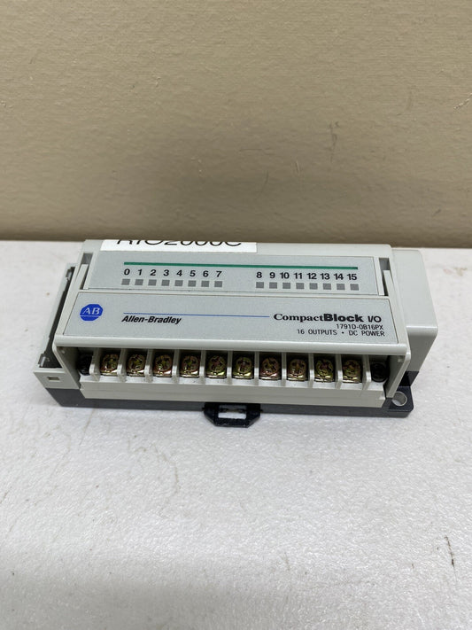 ALLEN BRADLEY 1791D-0B16PX / SERIES D COMPACT BLOCK I/O DEVICENET