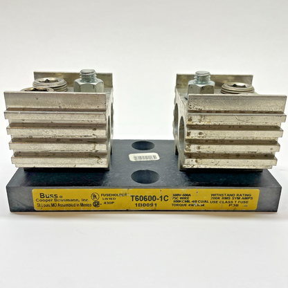 T60600-1C Cooper Bussmann Class T Fuse Block 600V 600A 1-Pole 1B0091