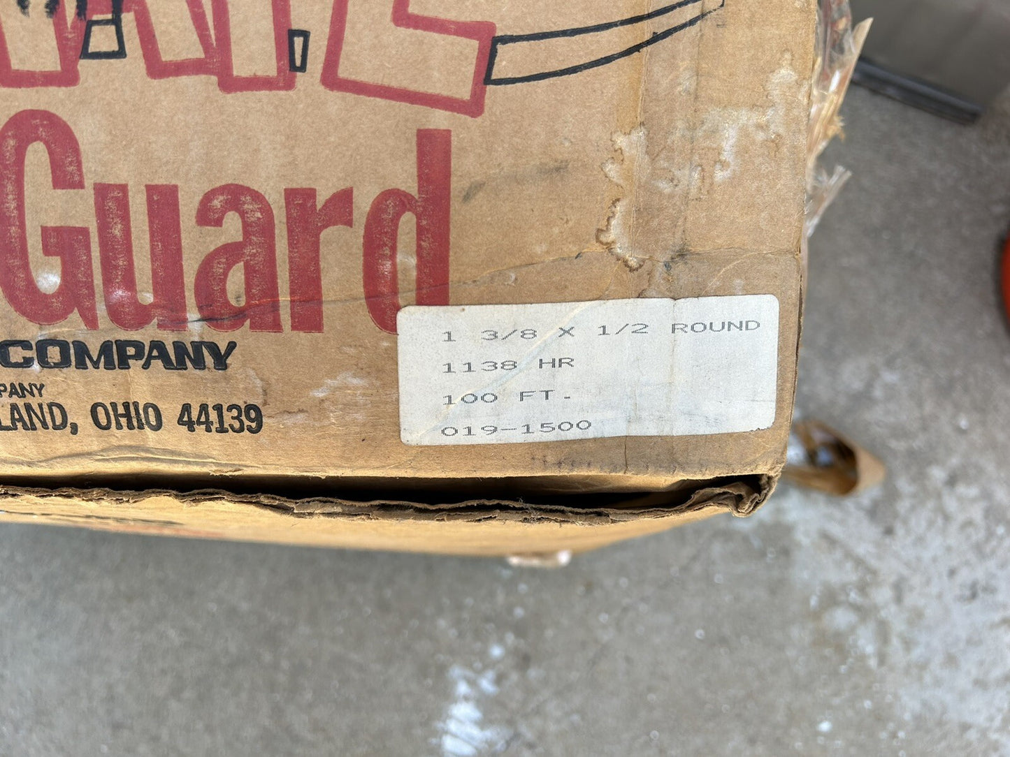 TEMPO SHIPMATE GUNWALE GUARD 1-3/8" X 1/2" ROUND 100 FT 1138 HR / CANVAS COVER