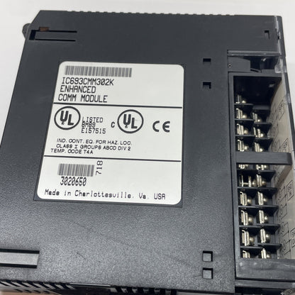GE Fanuc IC693CMM302K Series 90-30 Enhanced Genius Communications Module