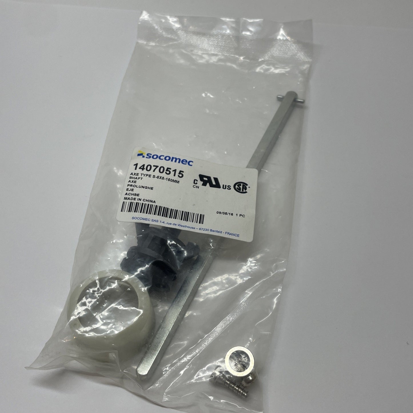 SOCOMEC  14070515  Shaft Axe Type S-5×5-150mm External Handle Accessory