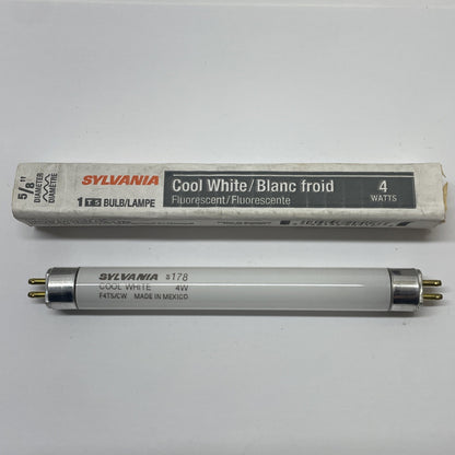 Sylvania F4T5/CW (4W) 5/8" Fluorescent Cool White Bulb s178