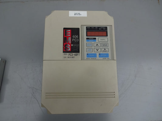 EMS CIMR-PCU40 / P7PC3-40P7 / 606PC3 / 3PH 380-460VAC 5-/60HZ 2.9A