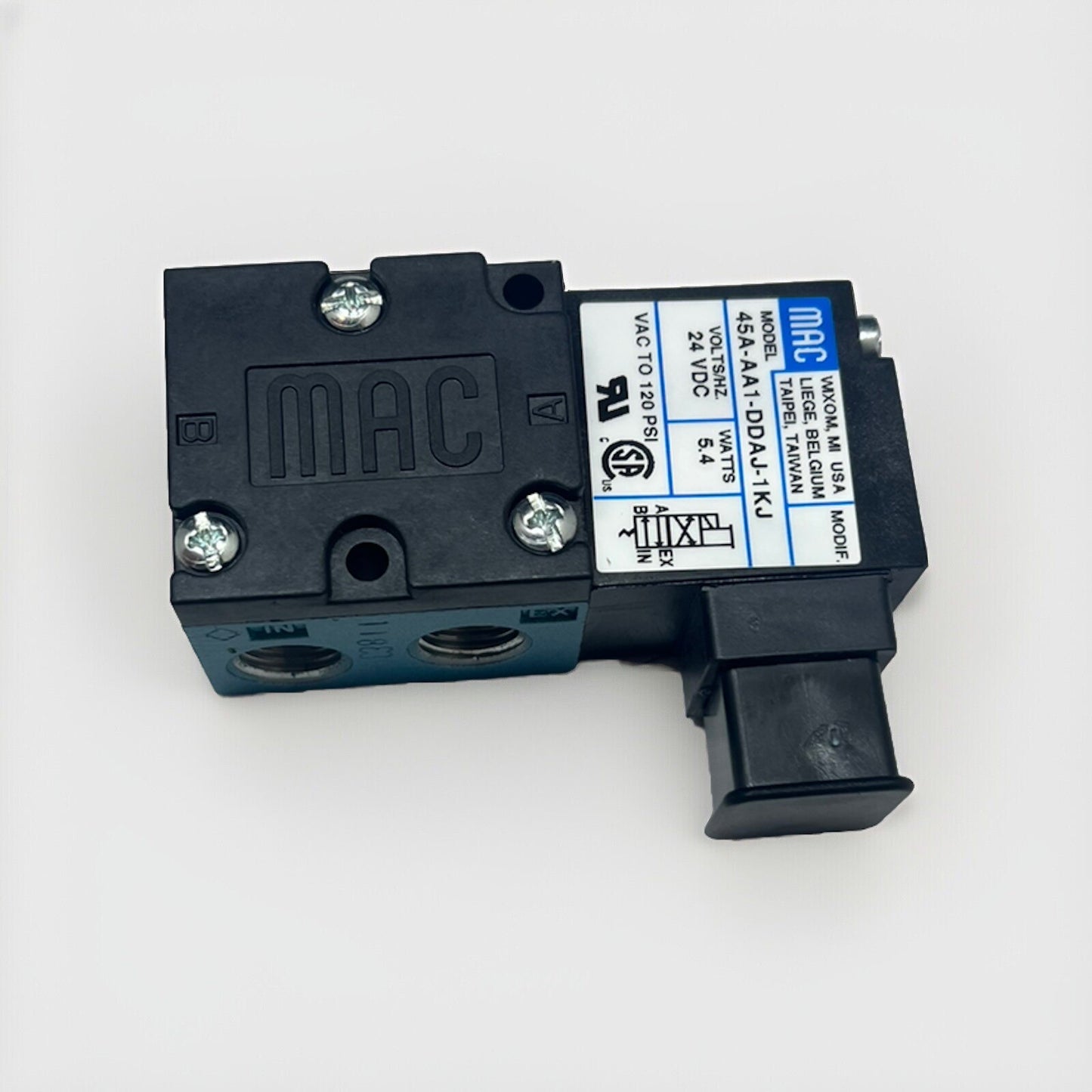 45A-AA1-DDAJ-1KJ MAC SOLENOID VALVE 24V-DC