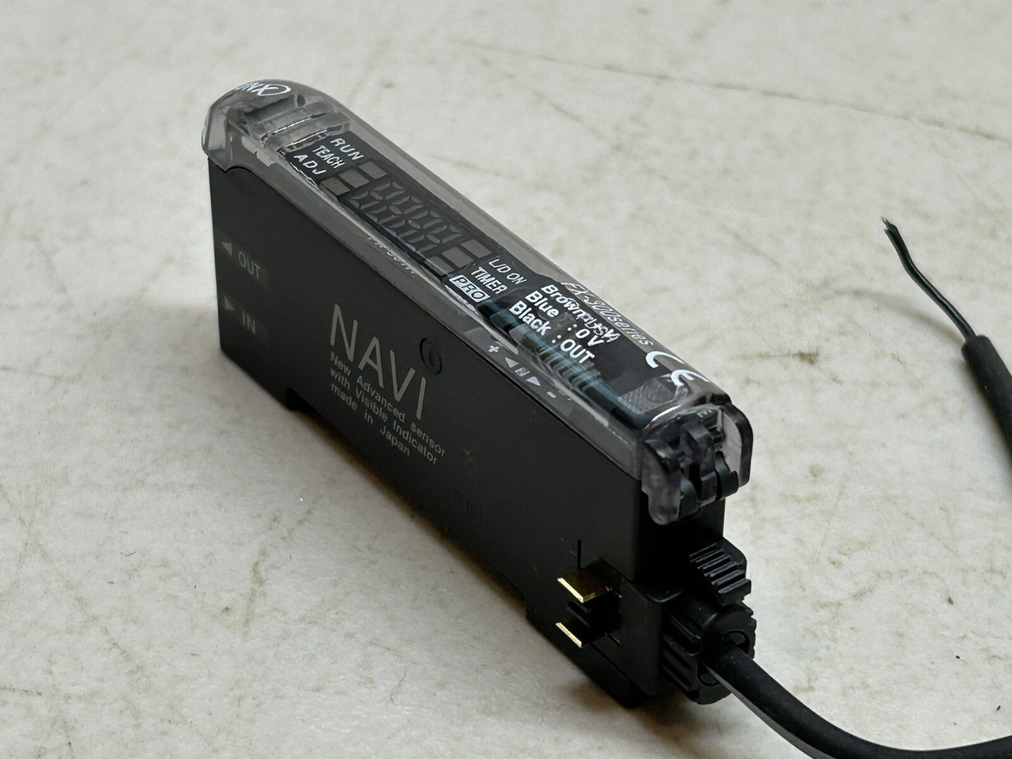 SUNX FX-301H / NAVI DIGITAL FIBER SENSOR INFRARED LED FX-300 / USED AS SAMPLE