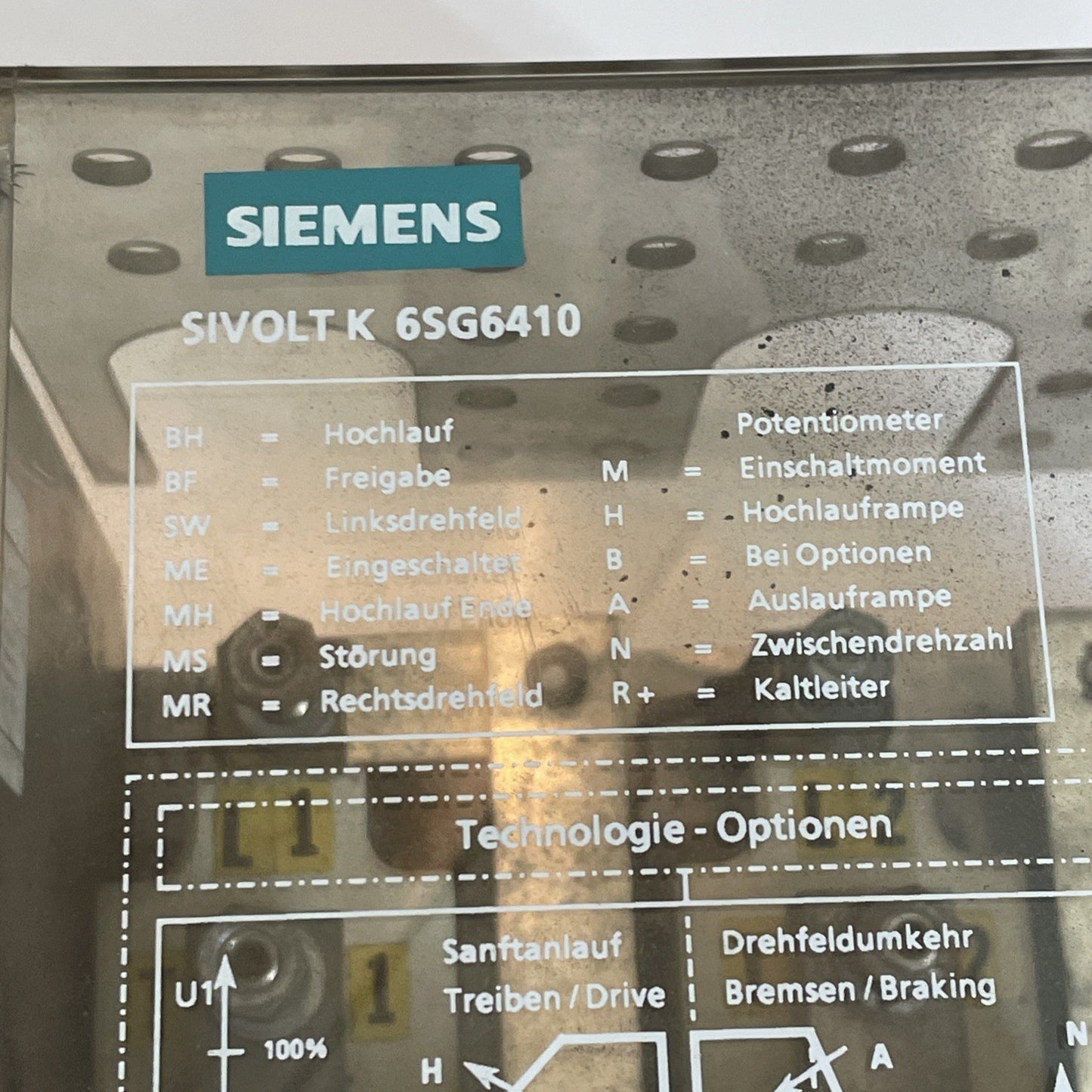SIEMENS SIVOLT K 6SG6410 STELLER POWER CONTROLLER 6SG6410-2CA75-ZA76