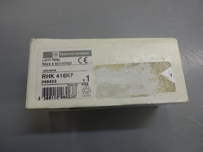 TELEMECANIQUE RHK-416KF / LATCH RELAY 120VOLT 60HZ / NEW