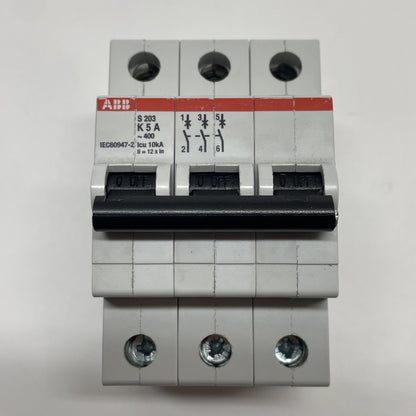 ABB S203-K5A CIRCUIT BREAKER 2CDS253001R0357