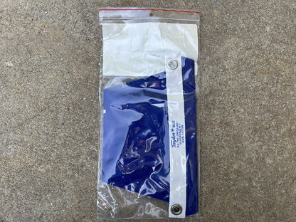 TAYLOR MADE 222223 W OWNER PENNANT 10" X 16" BLUE SAILCLOTH MARINE FLAG / NEW