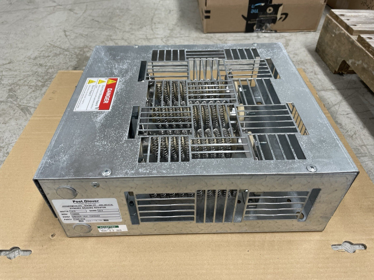 Post Glover T32R1K08 Dynamic Braking Resistor 32Ω 1080W PowerFlex Compatible