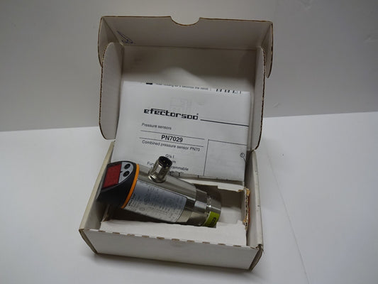 IFM EFECTOR 500 PN7029 / PRESSURE SENSOR SWITCH / PN-0-1-RBR14-QFPKG/US/V / NEW