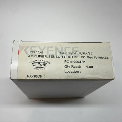 PX-10CP Keyence Photoelectric Sensor Amplifier 12-24V PNP Heavy Duty