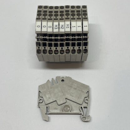Weidmuller  ZDU-2.5-2 Terminal Block 2.5mm (LOT OF 10)