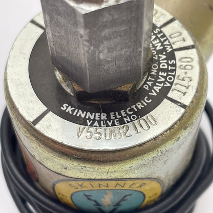 SKINNER SOLENOID VALVE VH3 SERIES V55DB2100 115V 100PSI