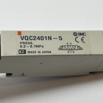 SMC VQC2401N-5 Solenoid Valve 5-Port 3-Position