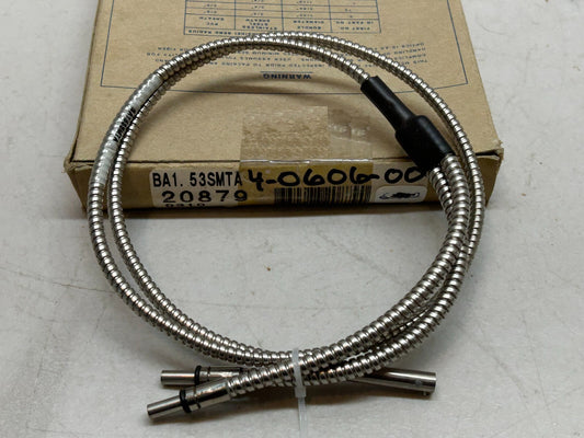 BANNER BA1.53SMTA / DIFFUSE-MODE BIFURCATED GLASS FIBER SENSOR 2.3MM DIA / NEW