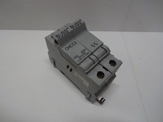 BUSS CHCC2 CIRCUIT BREAKER BUSSMANN 600V 30A WITH 2 FN99-92 FUSES