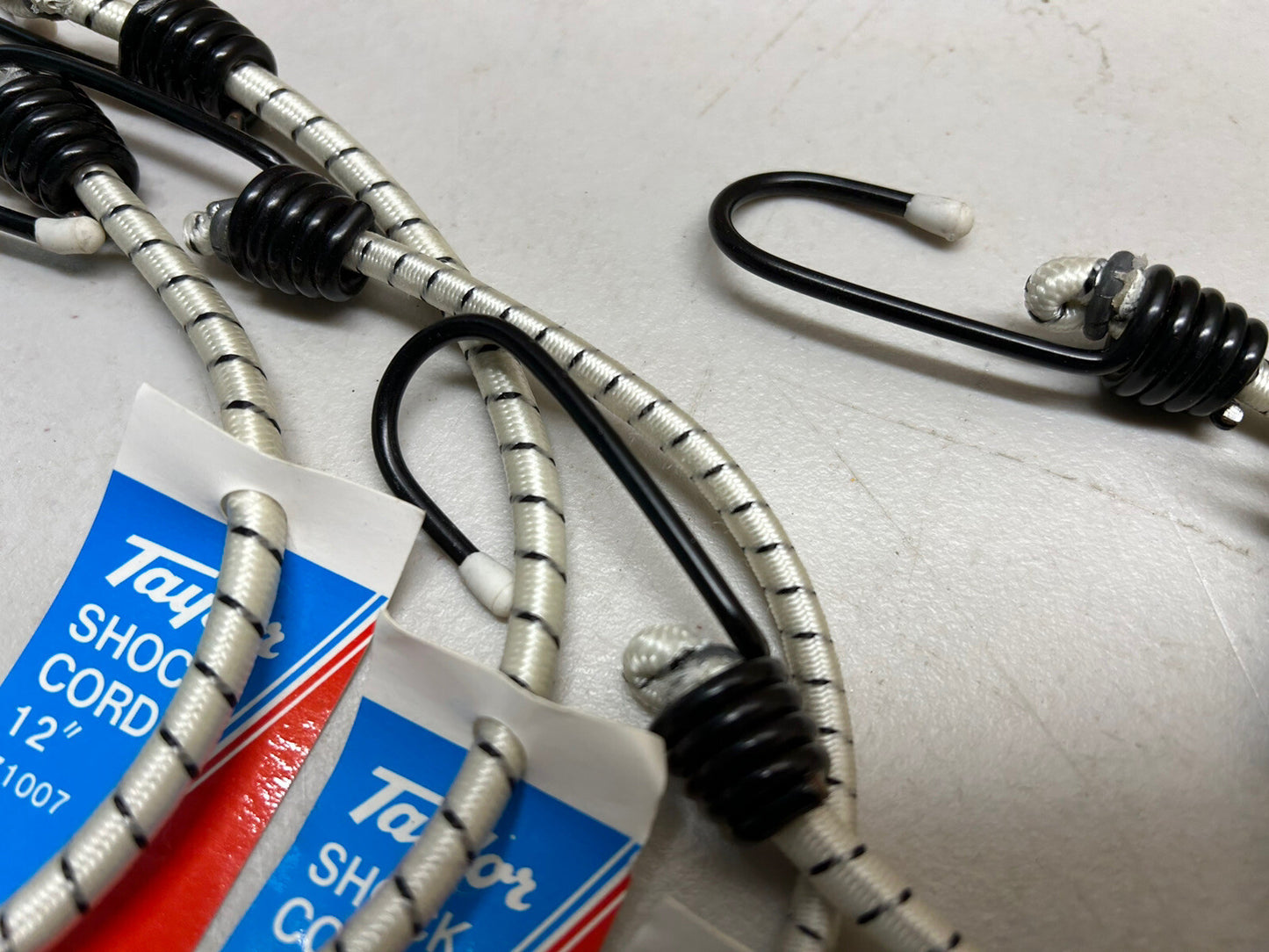 TAYLOR 71007 SHOCK CORDS 12" BUNGEE CORD LOT OF 5 / NEW