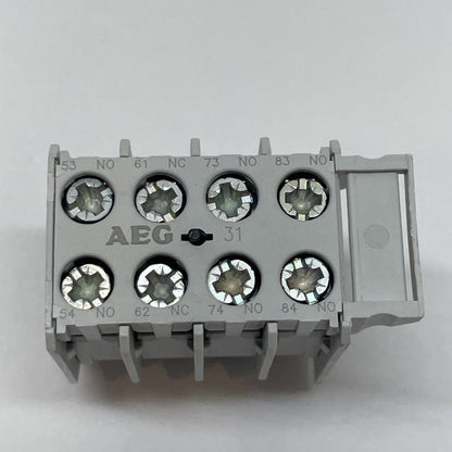 AEG HS 05K.31 Auxilliary Contact Block, 10A, 750V,  IEC 947-5 VDE 0660