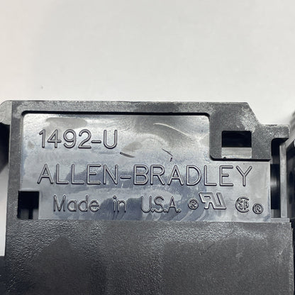 (LOT OF 3) ALLEN BRADLEY 1492-U / 1492U FUSE TERMNAL BLOCK