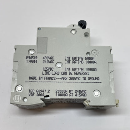 Merlin Gerin C60N 10A Type D 2-Pole Circuit Breaker 24522
