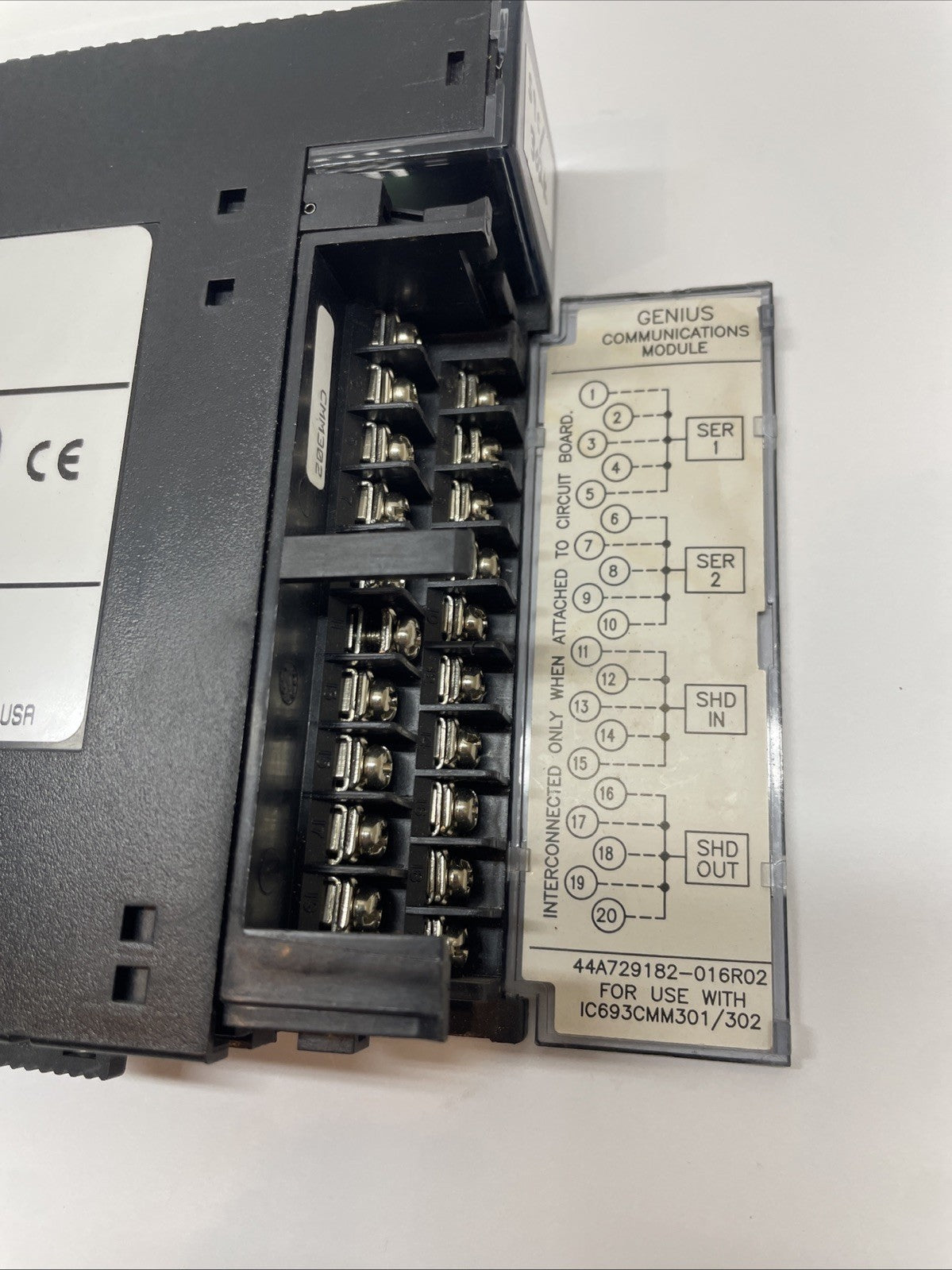 GE Fanuc IC693CMM302K Series 90-30 Enhanced Genius Communications Module