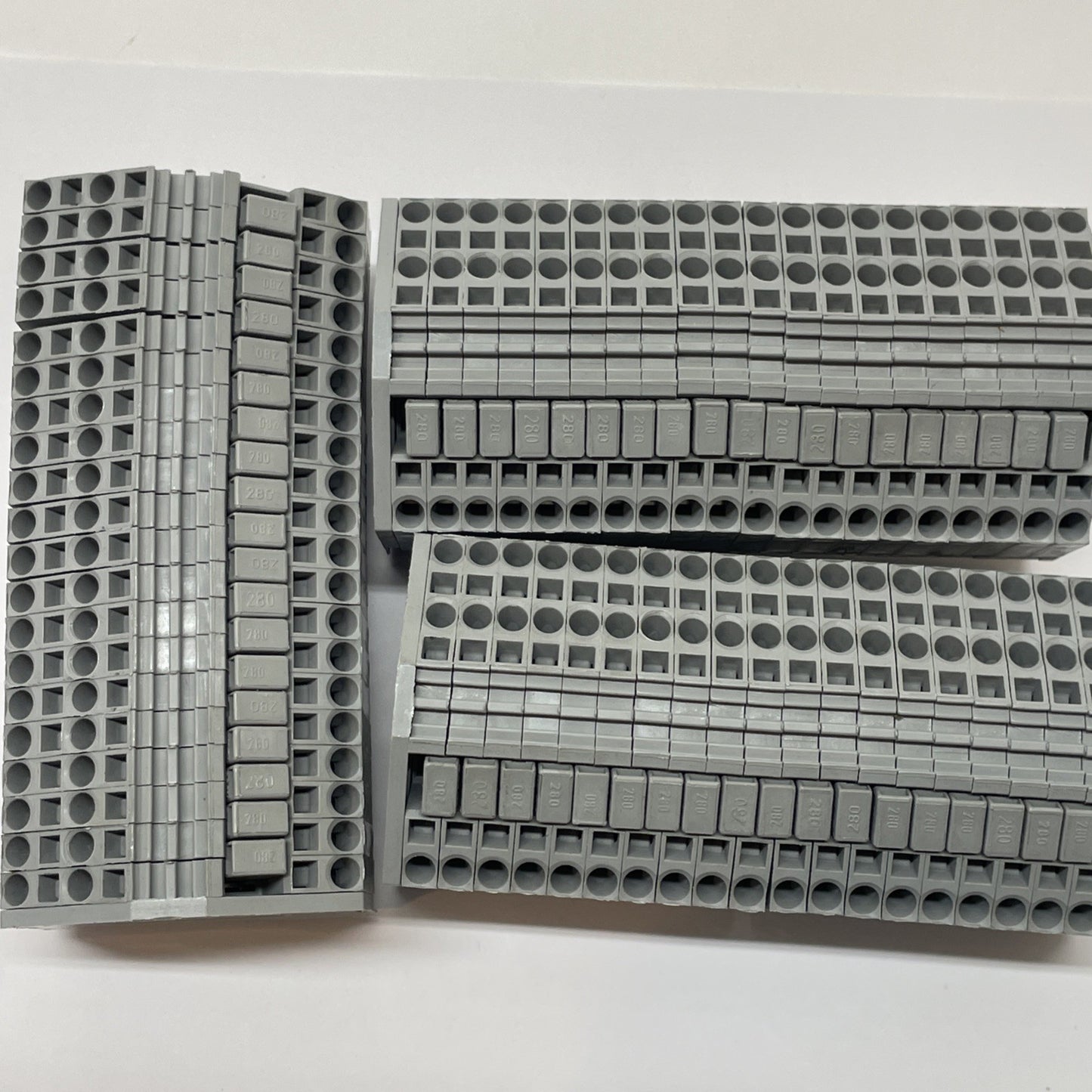 (LOT OF 60) WAGO 280 IEC-60947-7-1 TERMINAL  800V 2.5MM 3-POLE