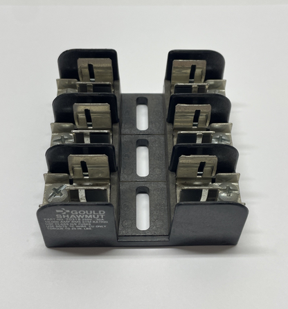 Gould Shawmut 20318 Fuse Block 30 Amp, 250 Volt 3 Pole