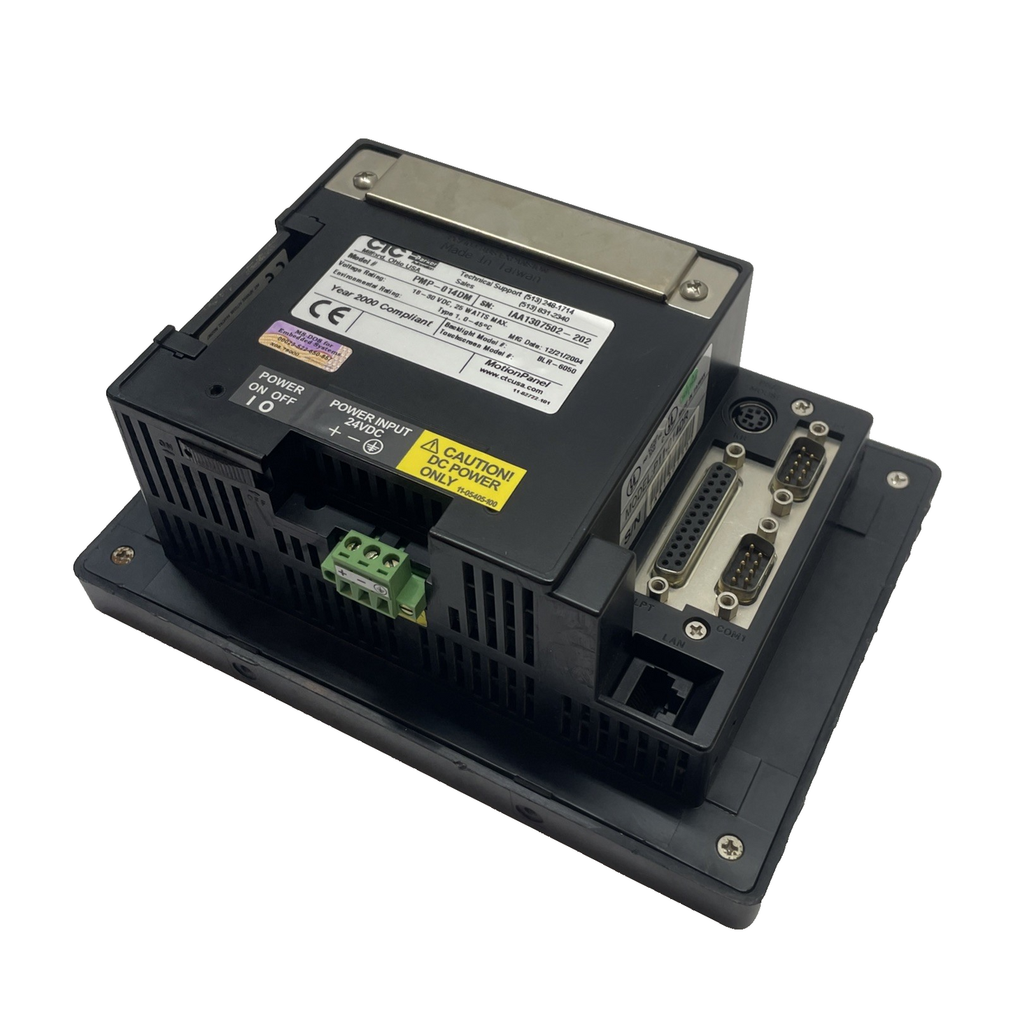 CTC Parker PMP-014DM /  PMP014DM Industrial HMI Touchscreen Operator Interface