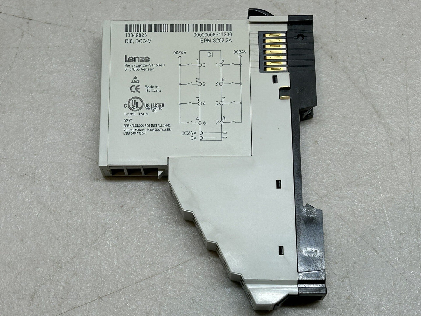 LENZE EPM-S202.2A / EPM-S202 2A / PLC MODULE D18 / DC24V