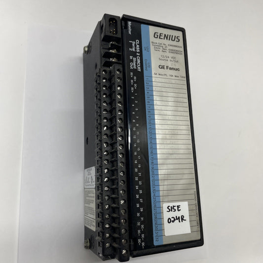 GE Fanuc IC660BBD024 I/O Block Assembly 32-Circuit 12-24VDC