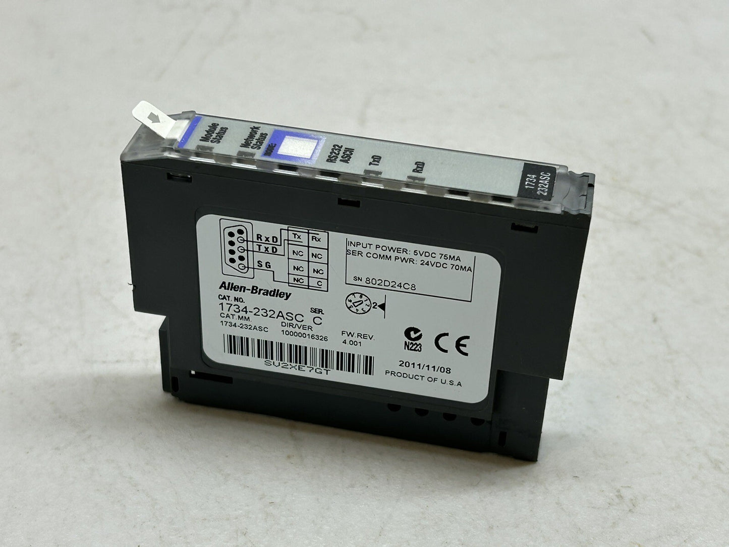 ALLEN BRADLEY 1734-232ASC / 1734232ASC SERIES C INTERFACE MODULE