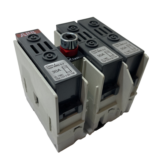 ABB 1SCA022548R9810 / OS30AJ12 / 600VAC 30AMP TYPE HRC I-CC FUSE SWITCH