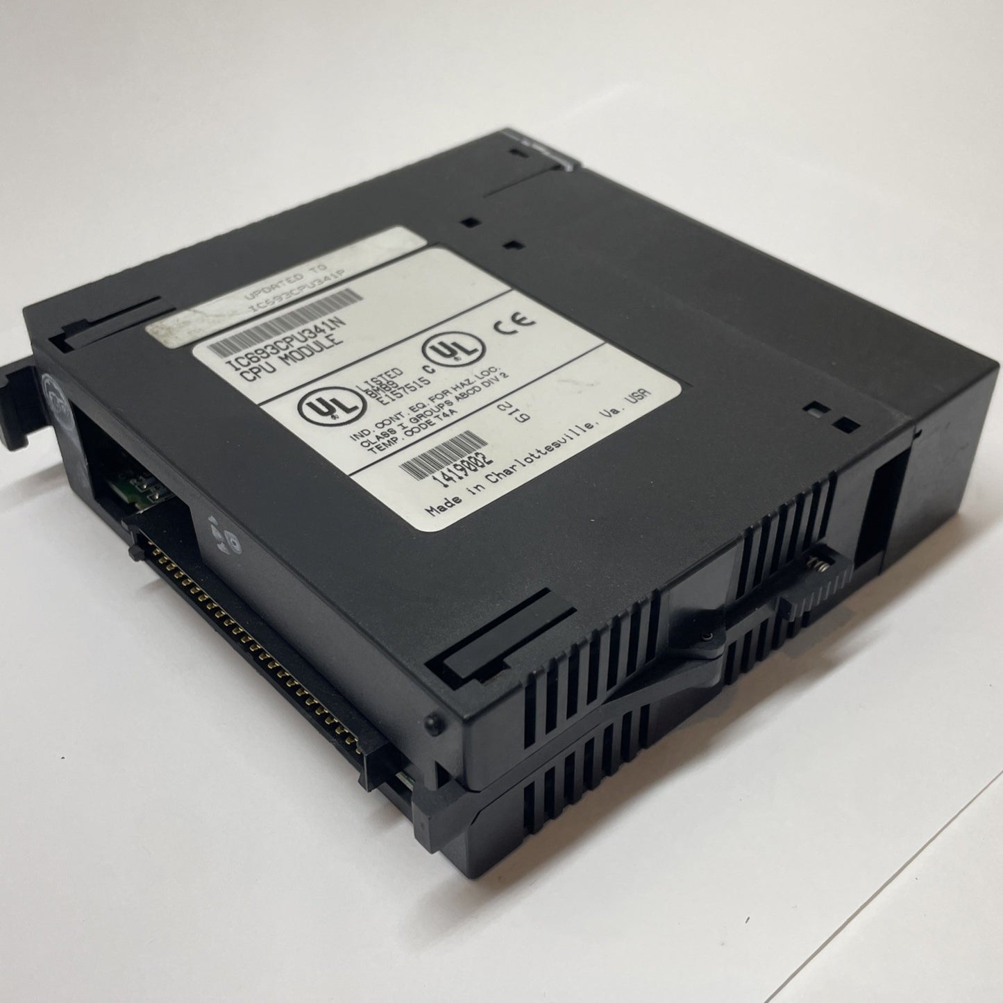 GE Fanuc IC693CPU341P CPU Module Series 90-30 20 MHz 80C188XL Single-Slot PLC
