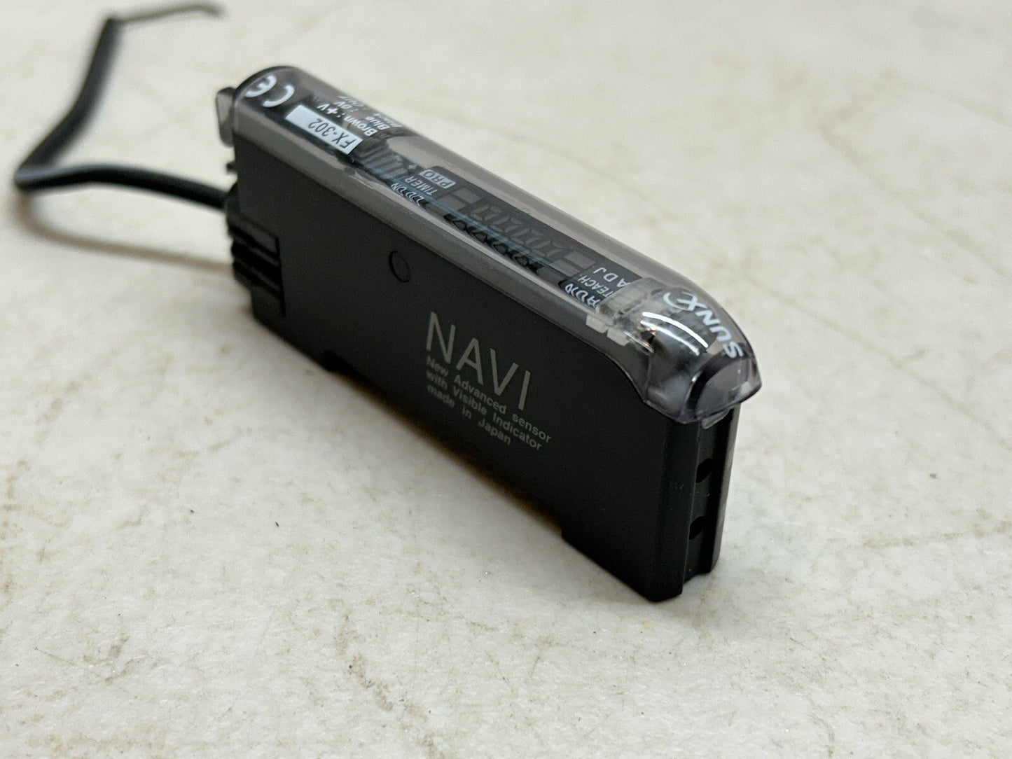 SUNX FX-302 / NAVI DIGITAL FIBER AMPLIFIER FX-300 / USED AS SAMPLE UNIT ONLY