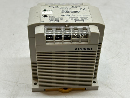 Omron S82K-05024 50W DIN Rail Switching Power Supply 24V 2.1A