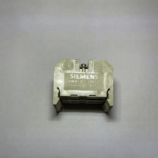 (LOT OF 6) Siemens 8WA1-011-1DF11 Terminal Blocks