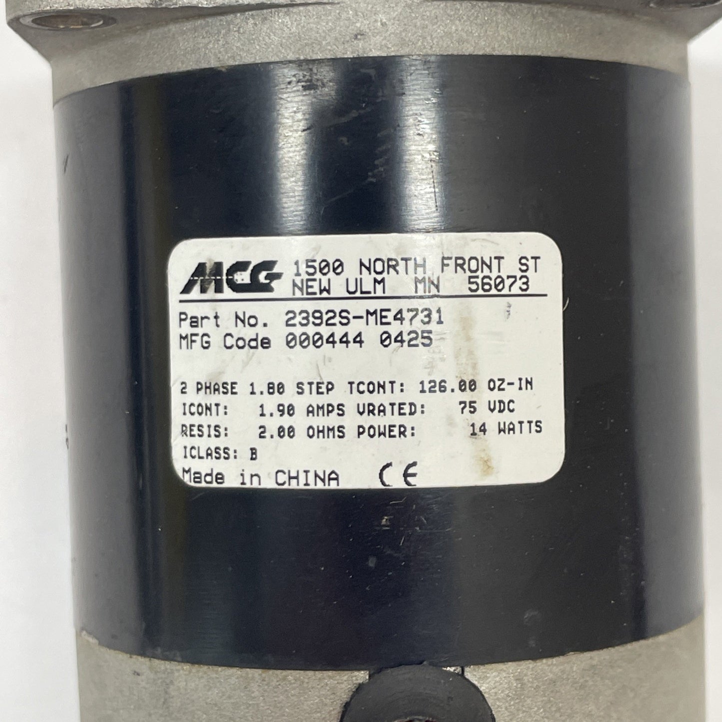 MCG 2392S-ME4731 / 2-Phase Stepper Motor With Integrated Qphase Encoder 1.80