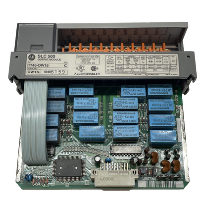 ALLEN BRADLEY 1746-OW16 SERIES C PLC MODULE