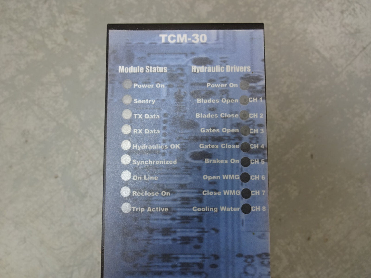 POWERBASE TCM-30 TURBINE CONTROL MODULE / FOR HYDRO POWER STATIONS *MAKE OFFER*