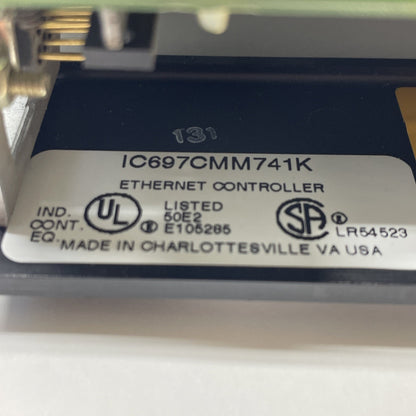 GE Fanuc IC697CMM741K Ethernet Controller Module