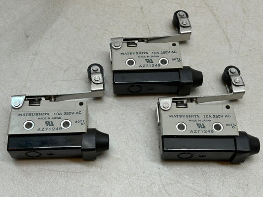 MATSUSHITA AZ71249 / ML LIMIT SWITCH 10A 250VDC / LOT OF 2 NEW