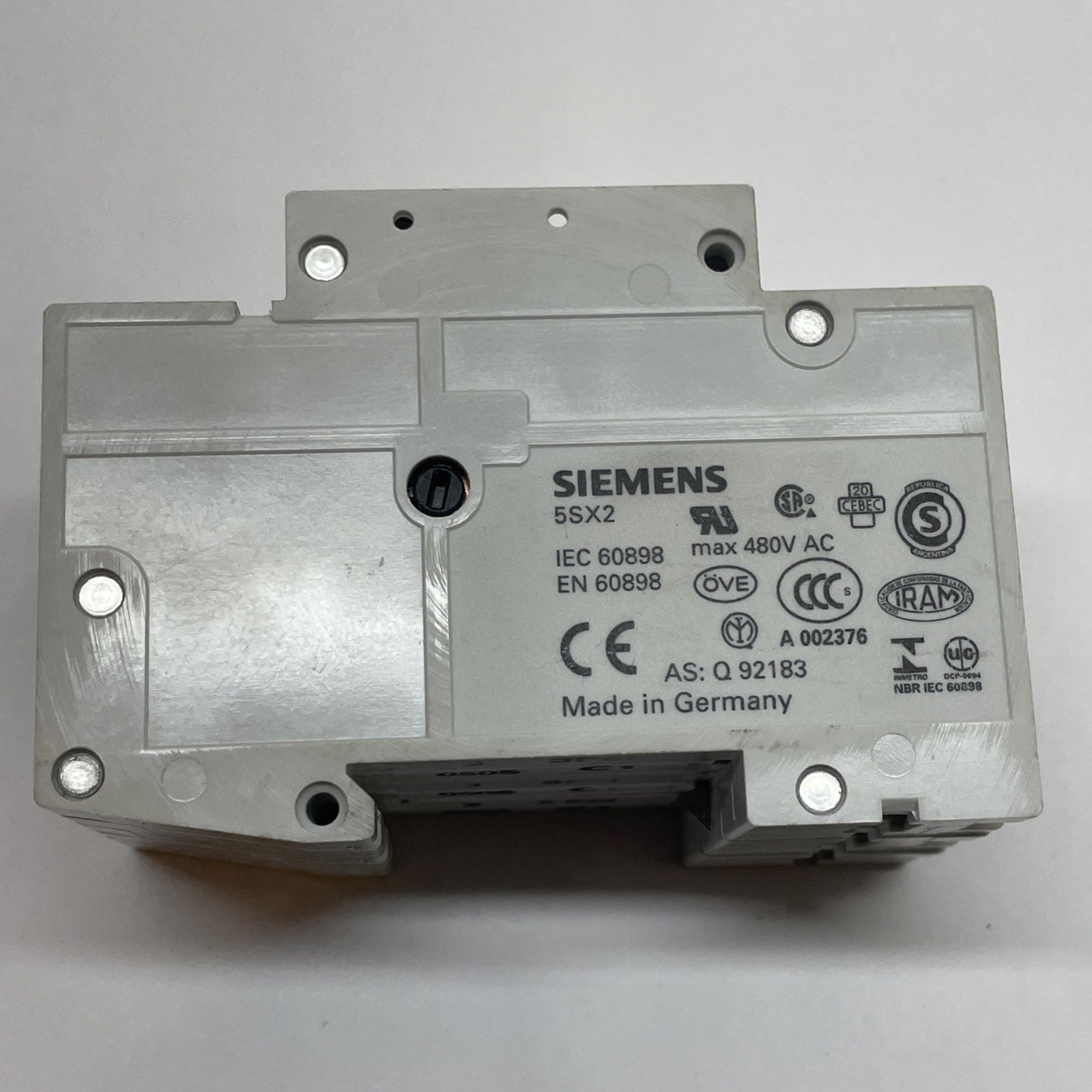 Siemens 5SX23 C1 3P Miniature Circuit Breaker DIN-Rail 1A 400V