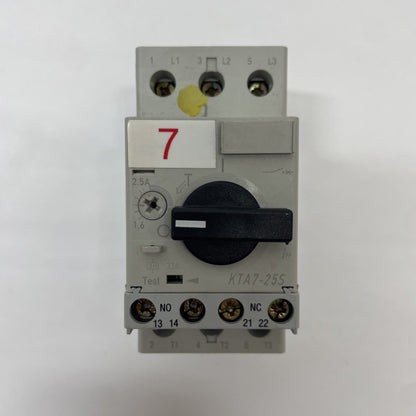 Sprecher + Schuh KTA7-25S-2.5A 3-Pole Manual Motor Starter 1.6-2.5A KTA7-25S