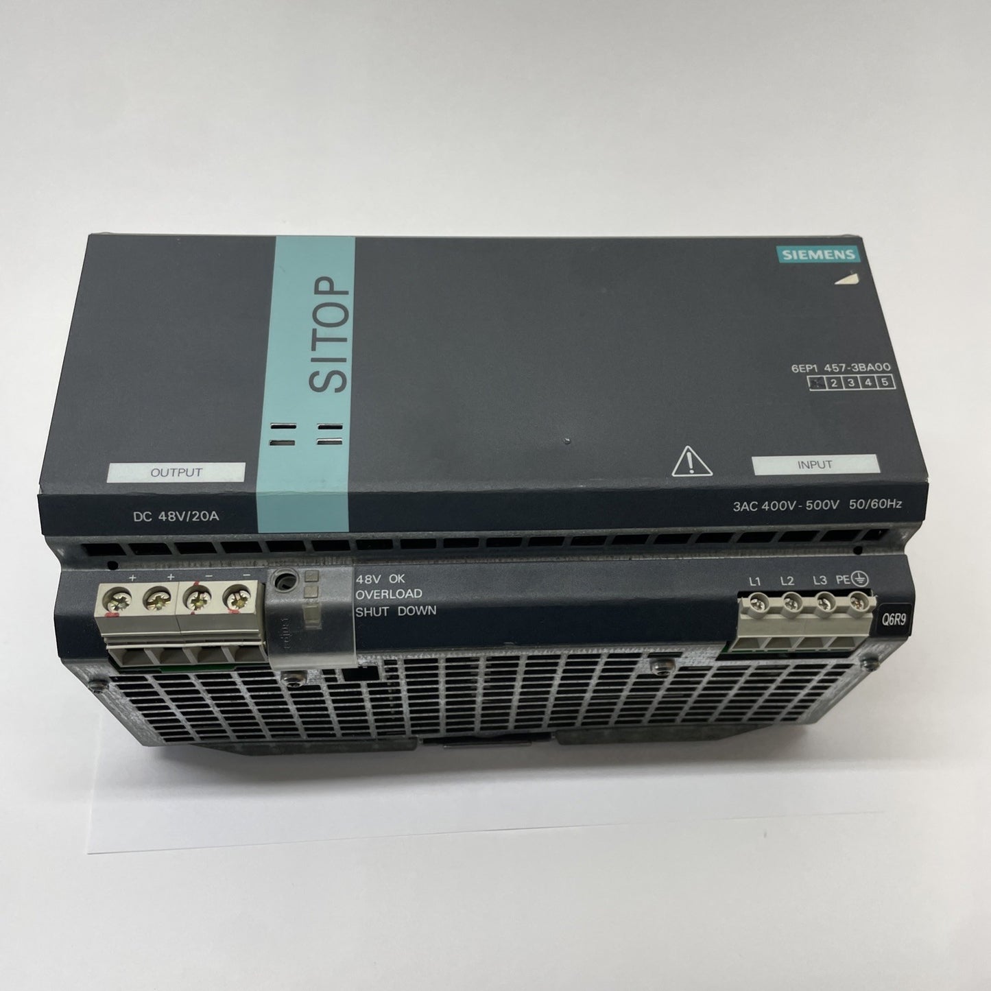 SIEMENS 6EP1457-3BA00 SITOP 48V DC 20A Power Supply AC-DC DIN-Rail